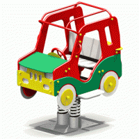 Качалка на пружине "Джип" 4118(тип 1), 4118, ПО ЗАПРОСУ, 4118, Стройгород К, Качалки на пружине